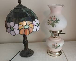 Two Bedside Table Lamps