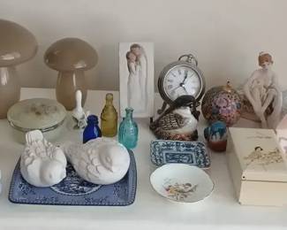 Music Boxes Glass Mushrooms Wedgwood More