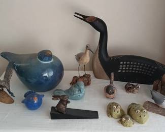 Boyds Hand Carved Folk Art Loon More