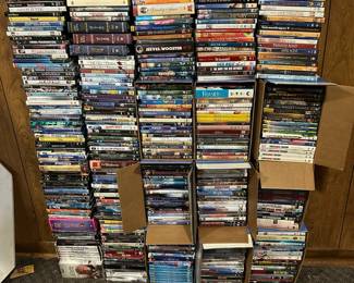 Huge Lot Of 350 DVDs Some Sealed