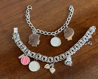 Sterling silver (circular charms removed)