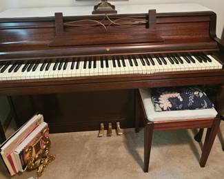 Well-cared-for piano. Make an offer! To maintain superior performance, professional moving required.