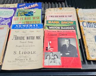 Assorted piano music.