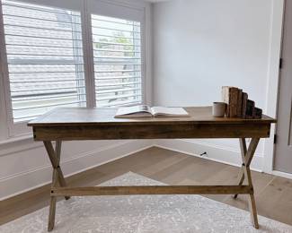 World Market Wood Campaign Desk