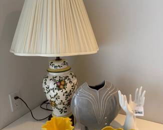 Decorative Lamp, Decorative Vases, Ceramic Hand Sculpture  