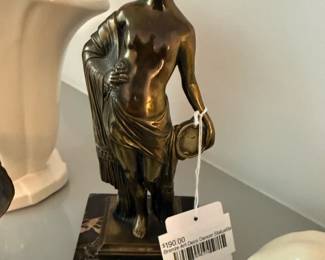 Bronze Art Deco Dancer Statuette 