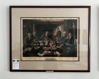 Walter Dendy Sadler signed print - James Dobie