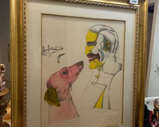 Richard Lindner "A Man's Best Friend"