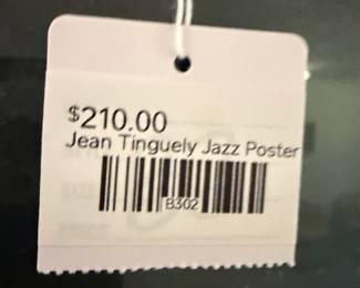 Jean Tinguely Jazz Poster 