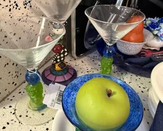 Richard Jolley Martini Glasses