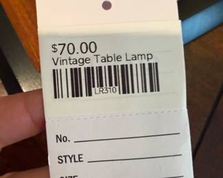 Vintage Table Lamp
