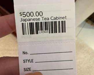 Japanese Tea Cabinet