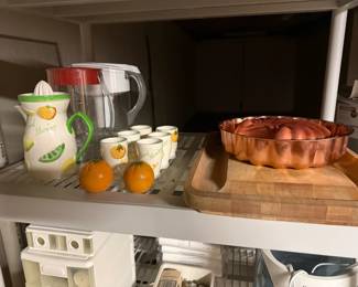 Juicer, Pitchers, Can Pans 