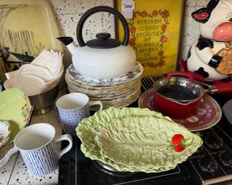 Lettuce Plates, Plates, Mugs 