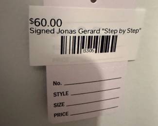 Signed Jonas Gerard "Step by Step"