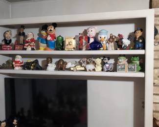 Cast iron and figural banks