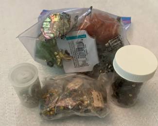 Mystery Lot Of Beads and Parts for Jewelry Crafting