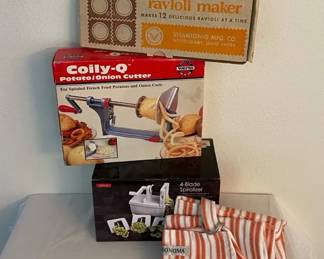 Spiralizer Ravioli Maker CozilyQ Williams Sonoma Apron
