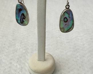 Sterling Silver Mother Of Pearl Earrings