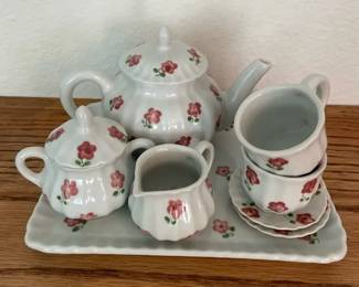 Unbranded Pretend Play Dishes Tea Set For Two