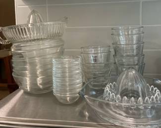 Glass Juicers Ramekins And Bowls