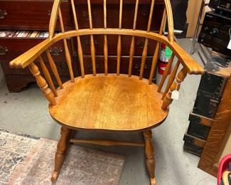 Windsor rocking chair that is approx 100 years old.  Excellent condition