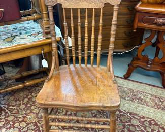 Another Oak Pressed back chair