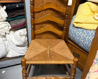Rush Seat Ladder back chair