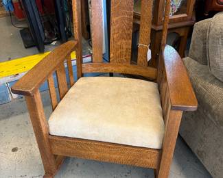 Mission style Oak Rocking Chair - Mint condition