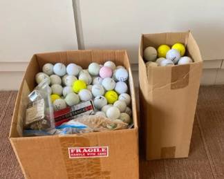 Used Balls And Tees