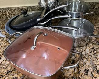 Calphalon, Copper Chef, Emeril Pan Set