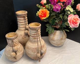 Southwest Style Ceramic Vases