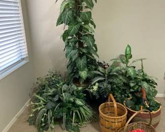 Faux Plants Baskets