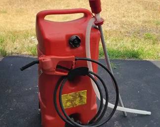 14 Gal Portable Gas Tank Hand Siphon