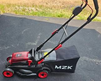 MZK Electric Mower with Charger Batteries