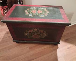 Hand Painted Trunk