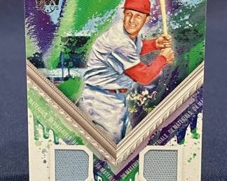 670 Lot 466h 2021 Panini Stan Musial jersey patch card