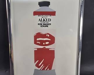 746 Lot 60 Pop art winsor and Newton Alkyd Color 690 Rose