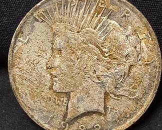 522 Lot 249 1922 Peace silver dollar coin