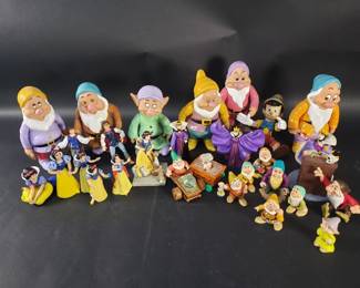 438 Lot 645 Group of Disney toy figurines