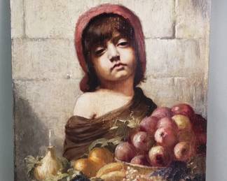 006 Lot 216 Signed William Robinson Leigh oil on panel
