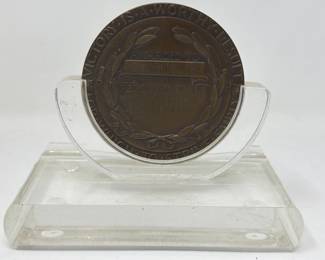 124 Lot 267 Vintage Helms athletic association bronze award