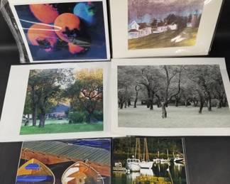 420 Lot 558 Group of prints and photo prints