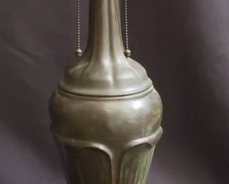 029 Lot 161 Handel Art Nouveau bronze table lamp