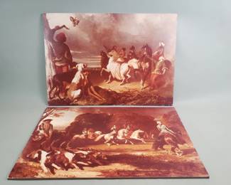 323 Lot 152 Pair of Alfred Dedreuxstyle prints