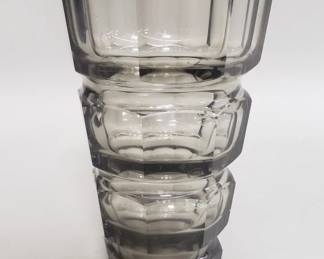 201 Lot 110 Josef Hoffmann for Moser Art Deco smoked crystal