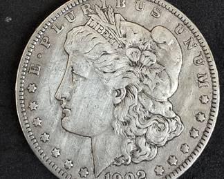 539 Lot 29 1902 Morgan silver dollar coin