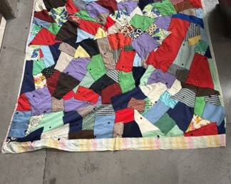 773 Lot 92 Vintage patch quilt