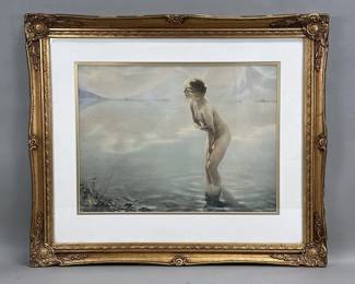 410 Lot 506 Antique Paul Emile Chabas September Morn