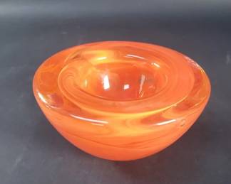 230 Lot 408 Kosta Boda crystal bowl